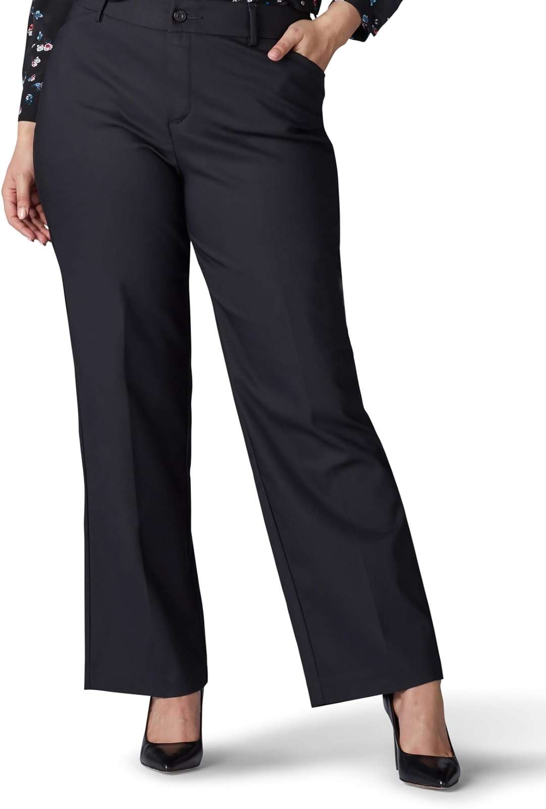Lee Women's Plus Size Ultra Lux Comfort with Flex Motion Trouser Pant - Image 1