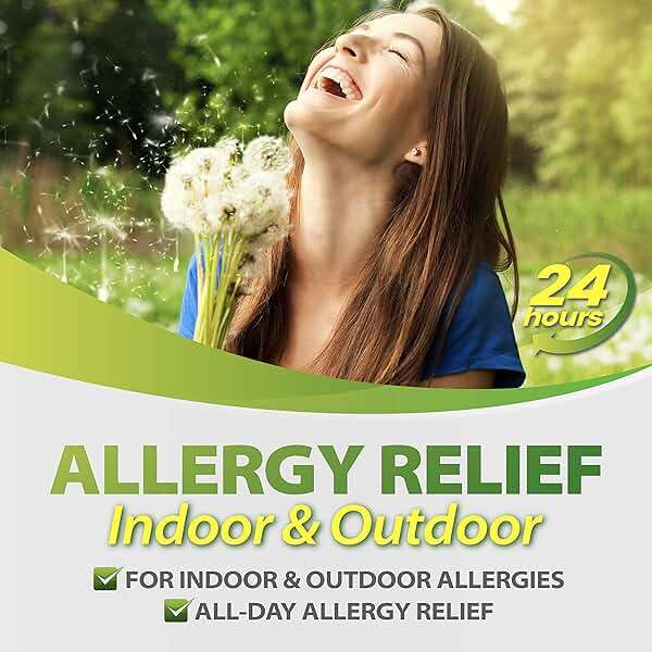 HealthA2Z® Allergy Relief | Cetirizine 10mg | All Day Allergy Relief | Indoor & Outdoor | Relief from Itchy Throat, Sneezing, Runny Noses (250 Count (Pack of 1)) - Image 5