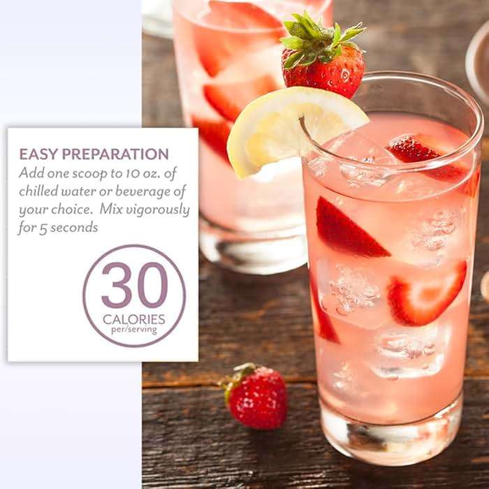 PlantFusion Vegan Collagen Beauty - Vegan Collagen Powder for Women - Hair Skin and Nails Vitamins - Gluten Free, Non-GMO, Non-Dairy (Strawberry Lemonade 18 Servings) - Image 4