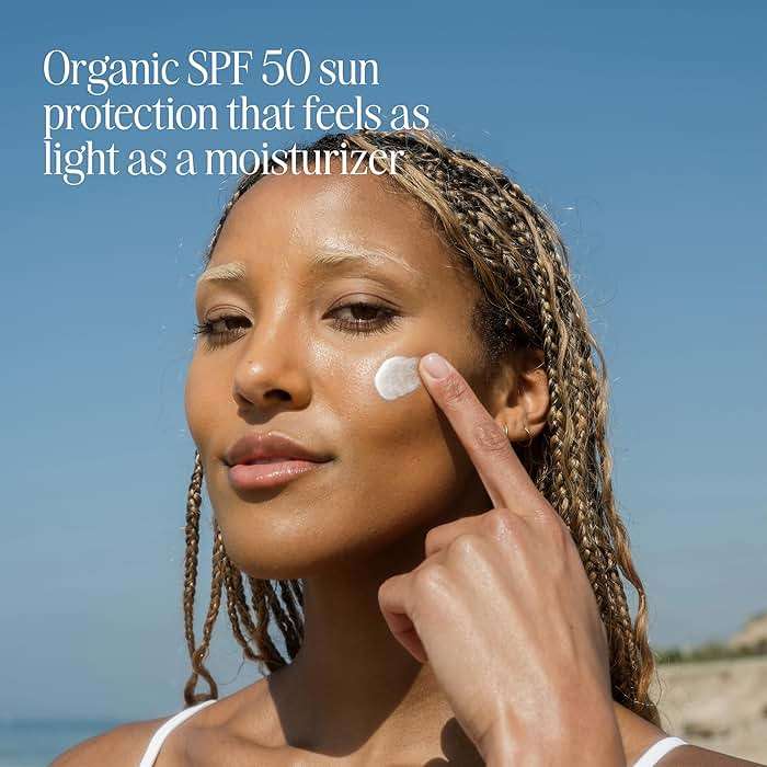 COOLA Organic Face Sunscreen SPF 50 Sunblock Lotion, Dermatologist Tested Skin Care for Daily Protection, Vegan and Gluten Free, Fragrance Free - Image 2