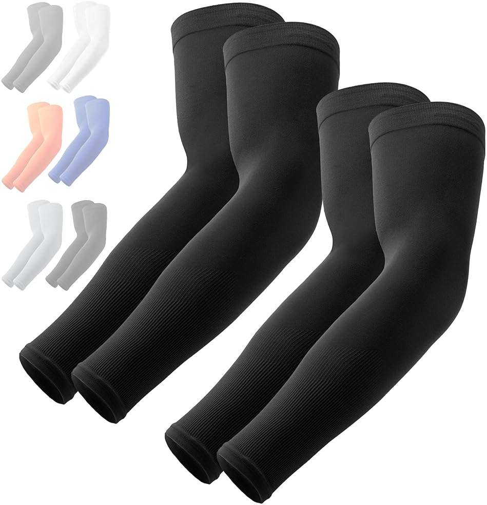 OutdoorEssentials UV Sun Sleeves for Men & Women, Cooling Arm Sleeves UPF 50+ | Golf, Tattoo Cover Up, Sun Protection - Image 1