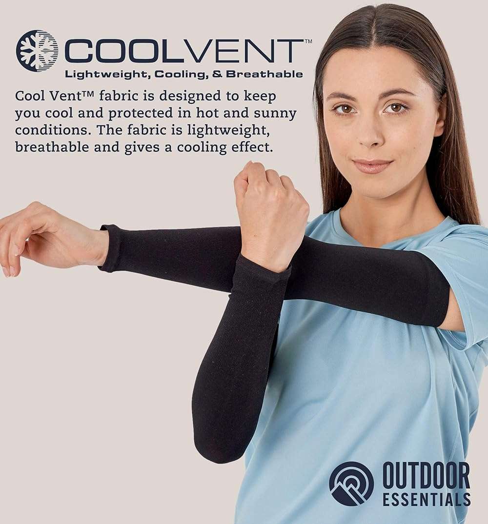 OutdoorEssentials UV Sun Sleeves for Men & Women, Cooling Arm Sleeves UPF 50+ | Golf, Tattoo Cover Up, Sun Protection - Image 5