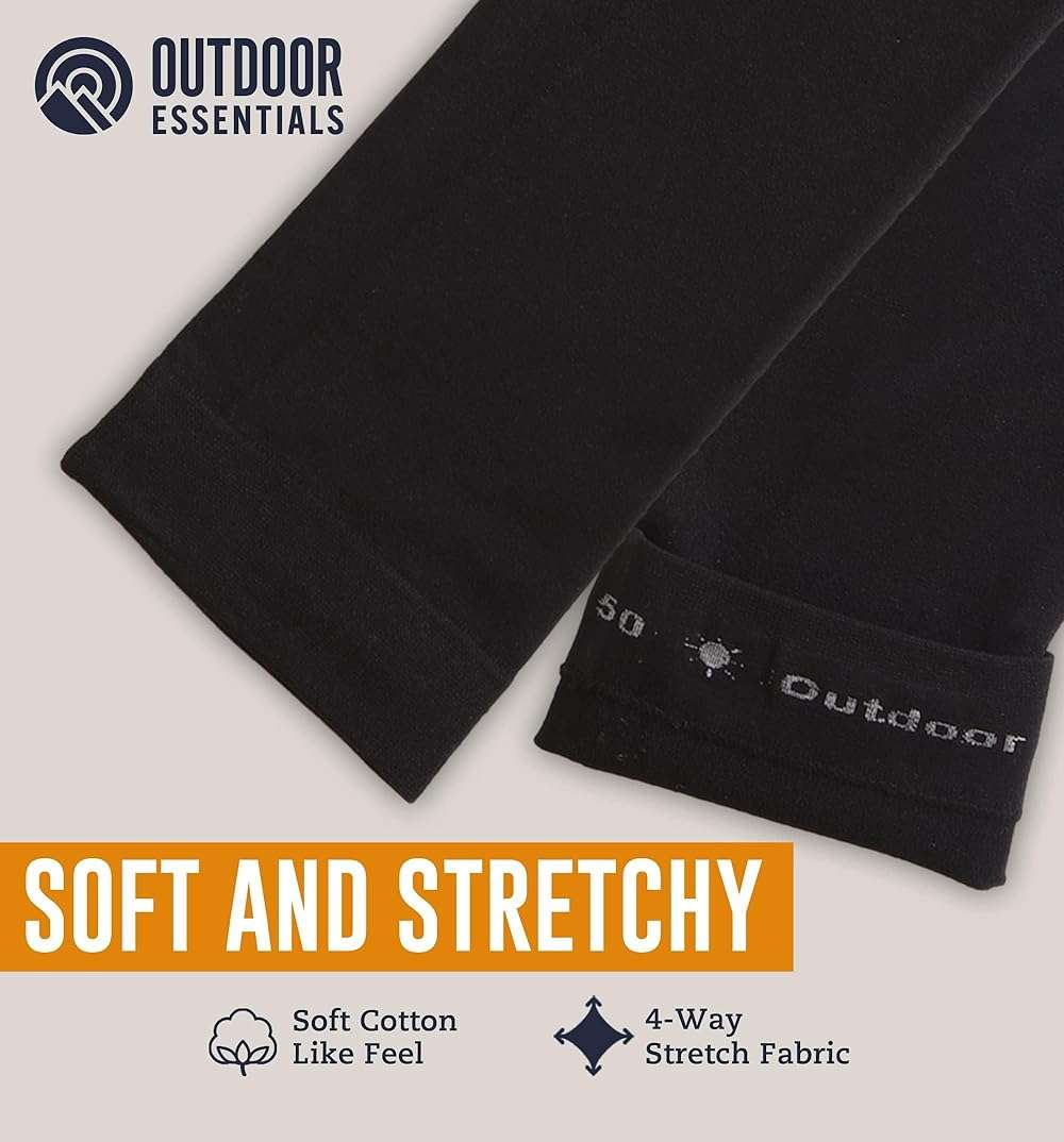 OutdoorEssentials UV Sun Sleeves for Men & Women, Cooling Arm Sleeves UPF 50+ | Golf, Tattoo Cover Up, Sun Protection - Image 7