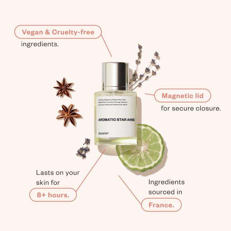 Dossier - Aromatic Star Anise - Eau de Parfum - Inspired by Sauvage - Long-Lasting Fragrance - Masculine - 1.7 fl oz (50ml) - Image 2
