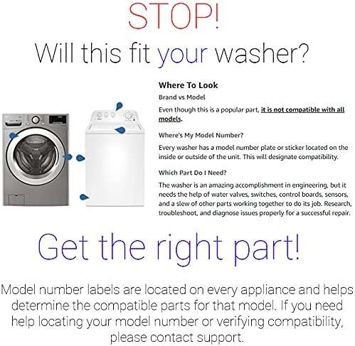 Supplying Demand 358684 357913 Top Load Clothes Washer Lid Strike Replacement Model Specific Not Universal - Image 2