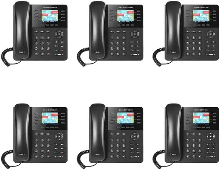 Grandstream GXP2135 6-Pack IP Phone Enterprise High Performance 8lines with 4 SIP Accounts, HD Audio - Image 1