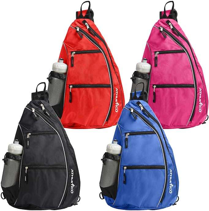 Athletico Sling Bag - Crossbody Backpack for Pickleball, Tennis, Racketball, and Travel for Men and Women - Image 8