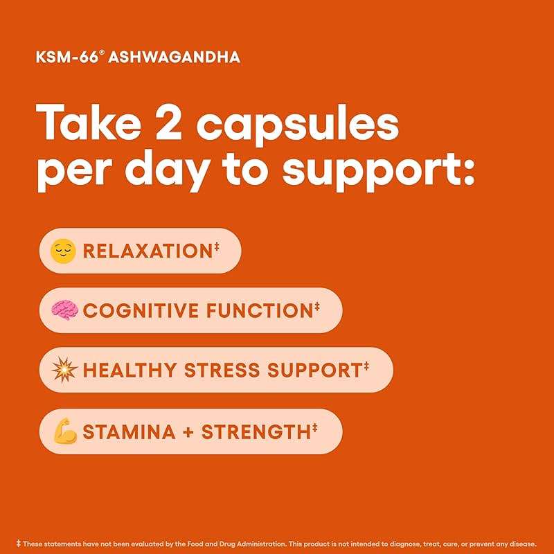 Physician's CHOICE KSM-66 Ashwagandha Root Powder Extract 1,000mg - Organic - with Black Pepper for Maximum Absorption - 5% Withanolides - Stress, Mood & Athletic Support - 60 Vegan Capsules - Image 3