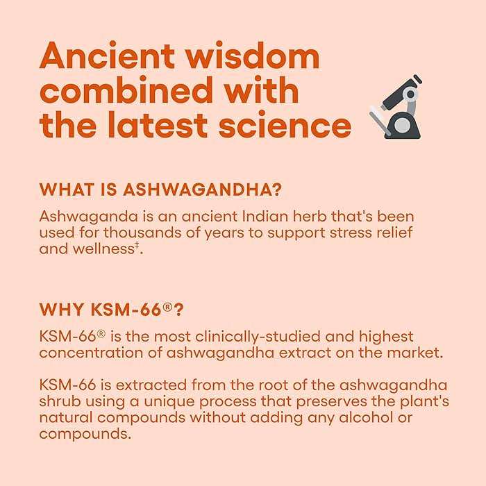Physician's CHOICE KSM-66 Ashwagandha Root Powder Extract 1,000mg - Organic - with Black Pepper for Maximum Absorption - 5% Withanolides - Stress, Mood & Athletic Support - 60 Vegan Capsules - Image 5