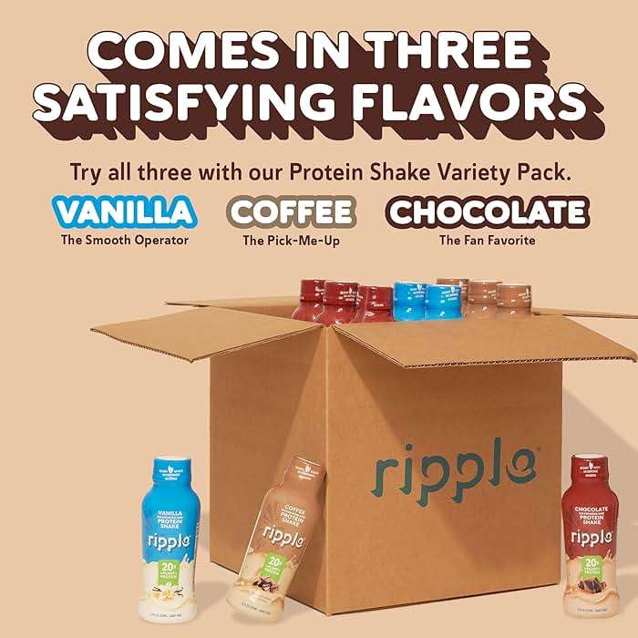 Ripple Vegan Protein Shake | Chocolate | 20g Nutritious Plant Based Pea Protein | Shelf Stable | No GMOs, Soy, Nut, Gluten, Lactose | 12 Oz, 12 Pack - Image 7