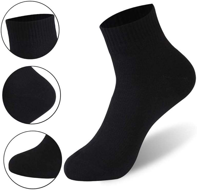 RANDY SUN Waterproof Socks, Unisex Cycling/Hunting/Fishing/Running Ankle Socks 1&2 Pair - Image 7