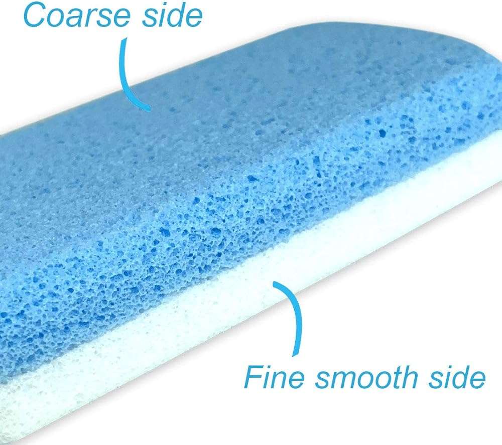 Maryton Glass Pumice Stone for Feet, Callus Remover and Foot Scrubber & Pedicure Exfoliator Tool Pack of 2 - Image 4