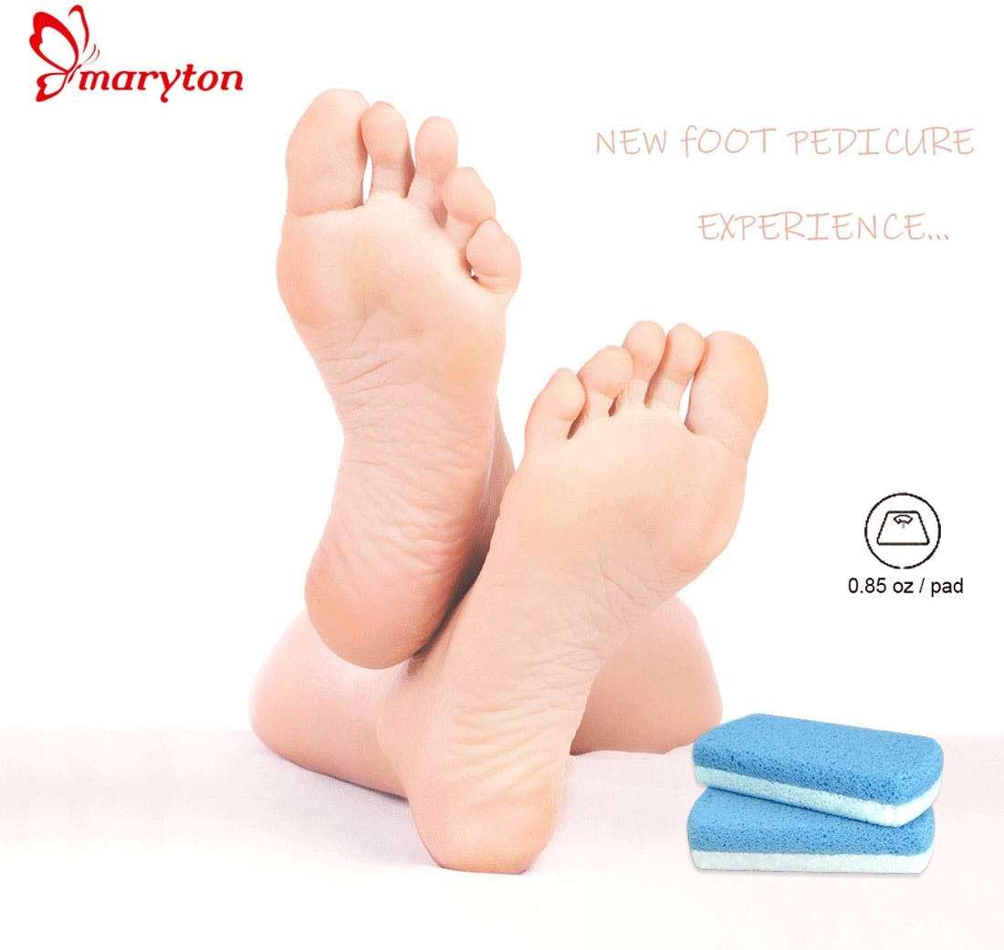 Maryton Glass Pumice Stone for Feet, Callus Remover and Foot Scrubber & Pedicure Exfoliator Tool Pack of 2 - Image 7