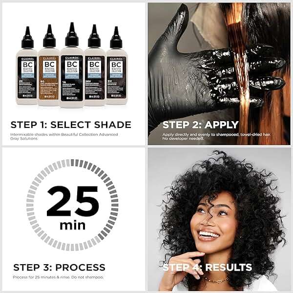 Clairol Professional Beautiful Collection Advanced Gray Solutions | Semi-Permanent Hair Color with Gray Coverage for All Hair Textures | Packaging May Vary - Image 4