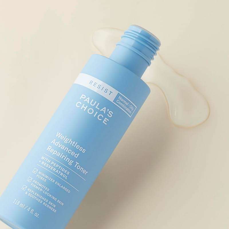 Paula's Choice Resist Weightless Advanced Repairing Face Toner, Facial Toner with Niacinamide & Hyaluronic Acid, Improves Skin & Boosts Hydration, Normal, Combination, Oily Skin, Fragrance Free, 4oz - Image 5
