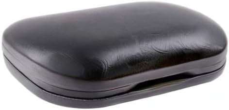 SteelFever 2 in 1 Double Sided Portable Glasses Case Travel Contact Lens Case (Black) - Image 8