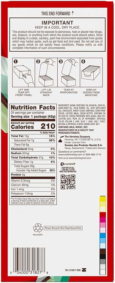 KIT KAT DUOS Dark Chocolate Mint Wafer Candy Bars, 1.5 oz (24 Count) - Image 3