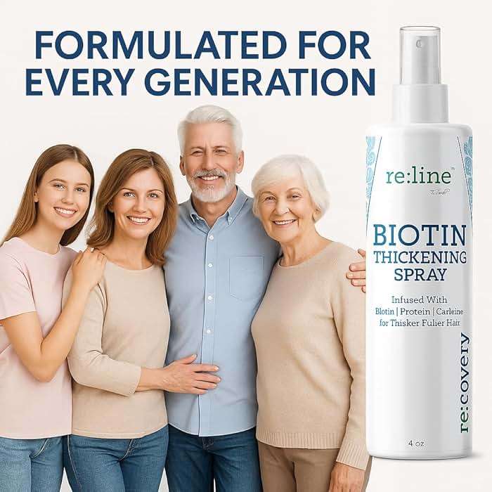 Biotin Hair Thickening and Growth Spray for Thinning and Texturizing - Hair Loss Prevention Tonic for Men and Women - Image 3