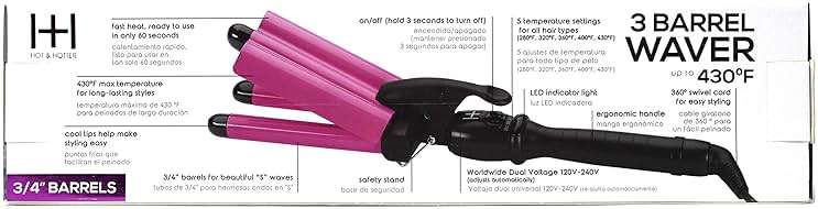 Hot and Hotter 3 Barrel Waver 430° F 3/4'' Barrel - Image 6