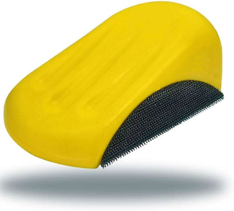 M-jump 5 inch Mouse Hand Sanding Pad Hook and Loop Sanding Block Hook Backing Plate For Woodworking, Furniture Restoration, Home and Automotive Body. - Image 1