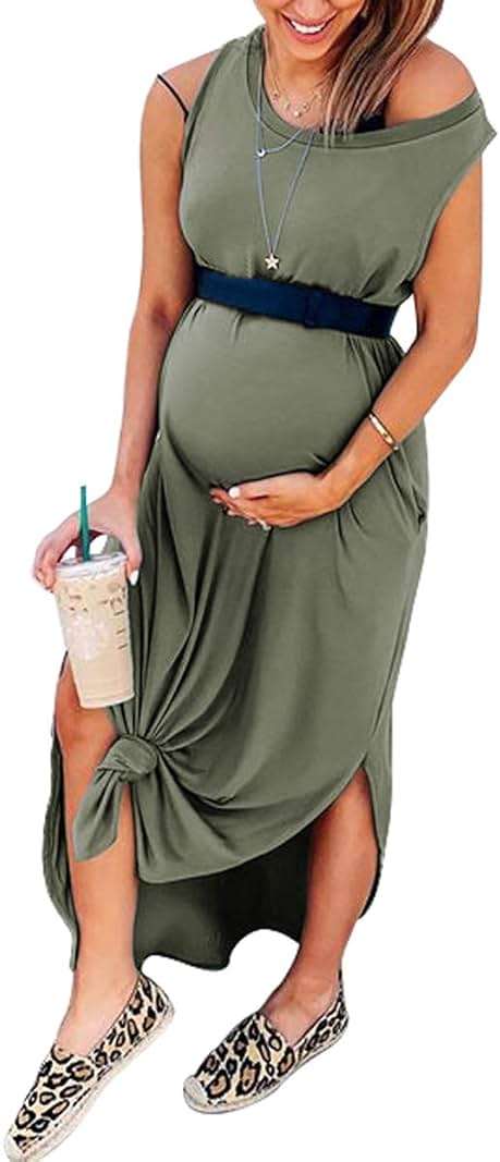 ANRABESS Women Summer Maxi Dress Beach Vacation Sundress Sleeveless Casual Loose Shirt Dresses 2026 Travel Outfits - Image 7