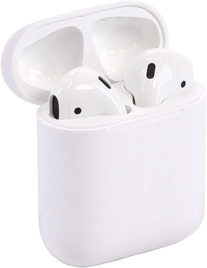 Apple AirPods with Wireless Charging Case - White (Renewed) - Image 3