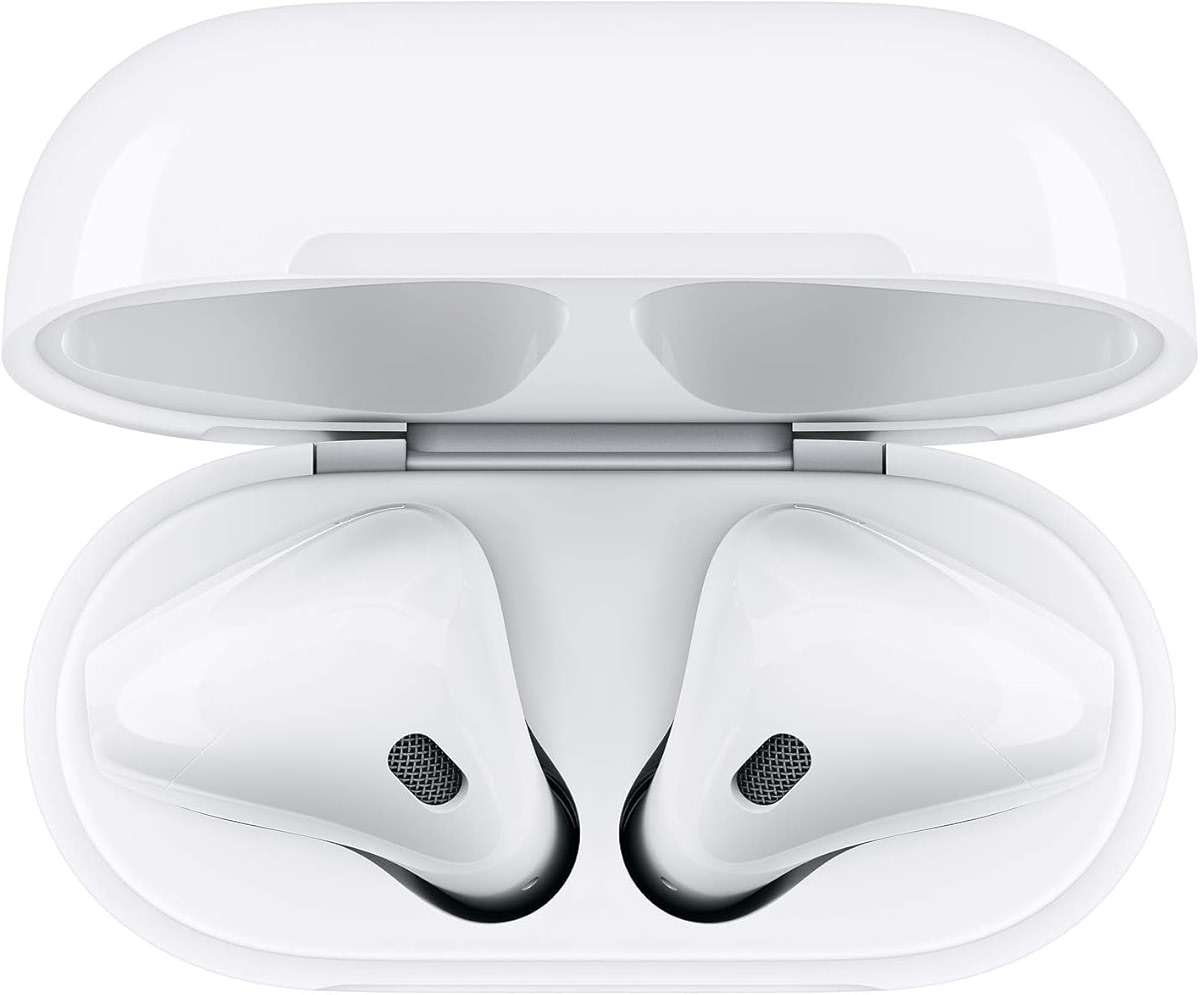 Apple AirPods with Wireless Charging Case - White (Renewed) - Image 4