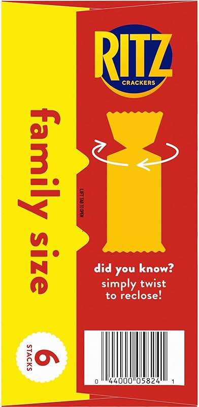 RITZ Original Crackers, Snacks for Kids and Adults, Bulk Lunch Snacks, Family Size, 6 - 20.5 oz Boxes - Image 17