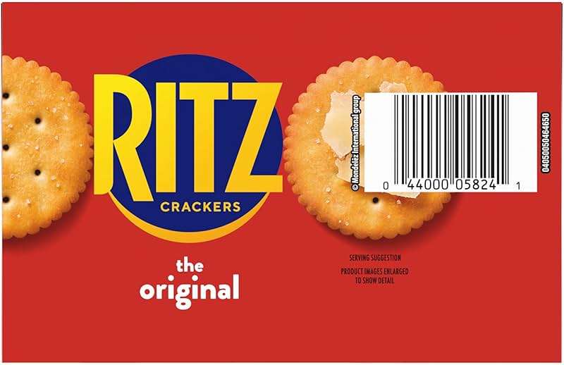 RITZ Original Crackers, Snacks for Kids and Adults, Bulk Lunch Snacks, Family Size, 6 - 20.5 oz Boxes - Image 19