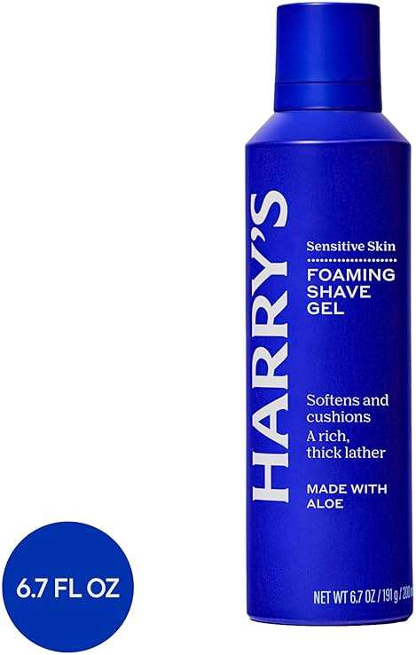 Harry's Foaming Shave Gel for Men with Aloe - (3 Pack) 6.7oz - Soothes and Cushions Skin for Shaving - Safe For Sensitive Skin - Image 6