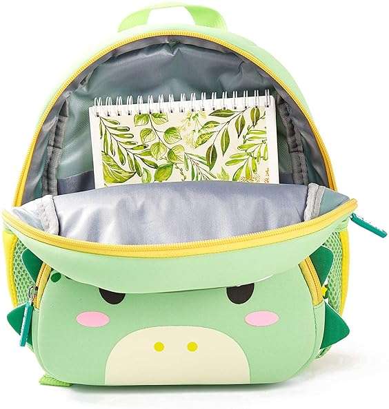 KK CRAFTS Preschool Backpack Toddler Neoprene Animal Schoolbag Lunch backpack for Kids Boys Girls(Dinosaur) - Image 5