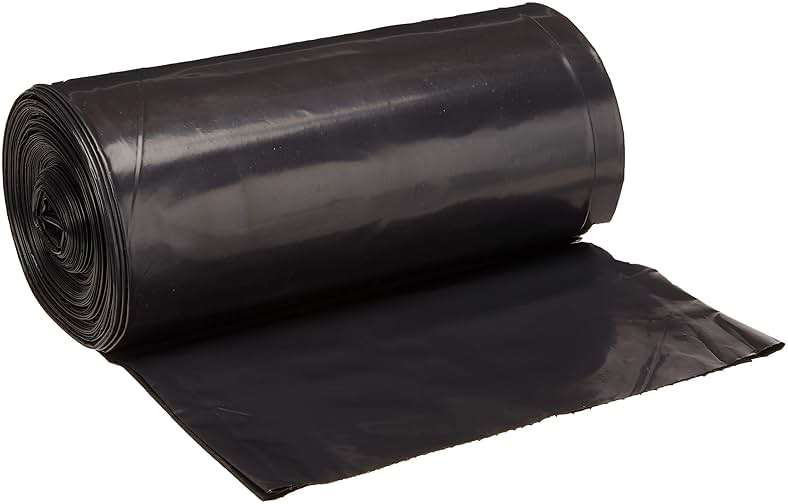 AmazonCommercial 23 Gallon SlimJim Trash Bags for Rubbermaid Receptacles, 1.1 Mil, Black, 150 Count - Image 3