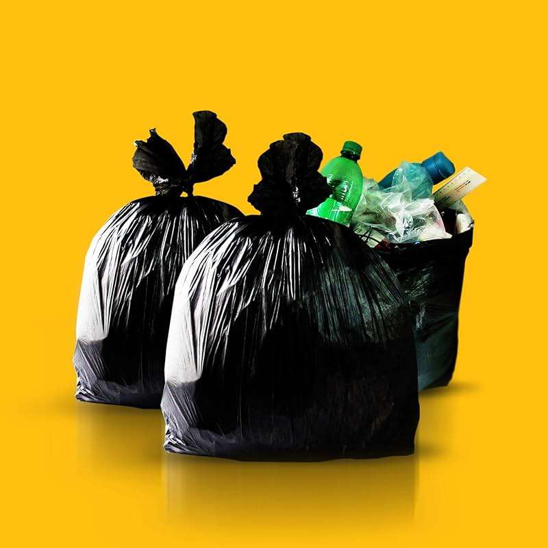 AmazonCommercial 23 Gallon SlimJim Trash Bags for Rubbermaid Receptacles, 1.1 Mil, Black, 150 Count - Image 5