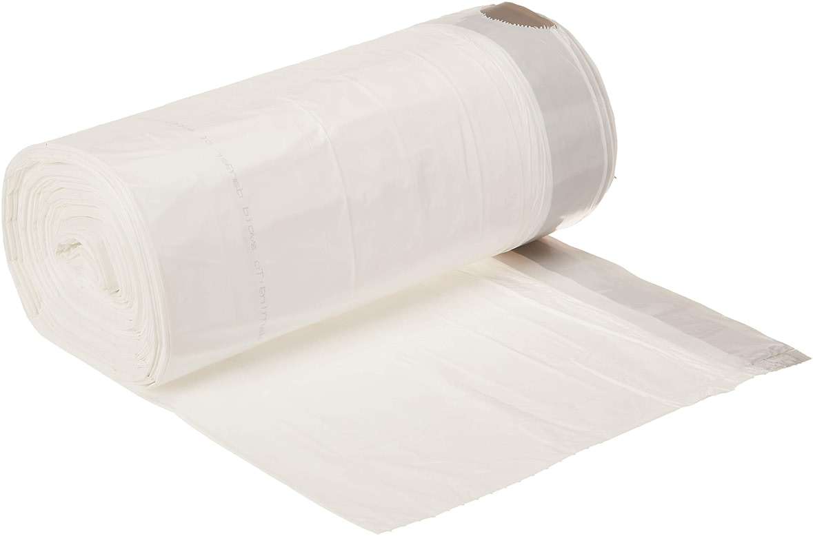 AmazonCommercial 18 Gallon Compactor Bags with Drawstring, 2 Mil, 50 Count - Image 3