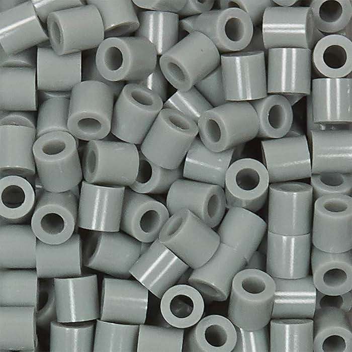 Perler Bead Bag 1000, Bundle of Pewter and Charcoal (2 Pack) - Image 3