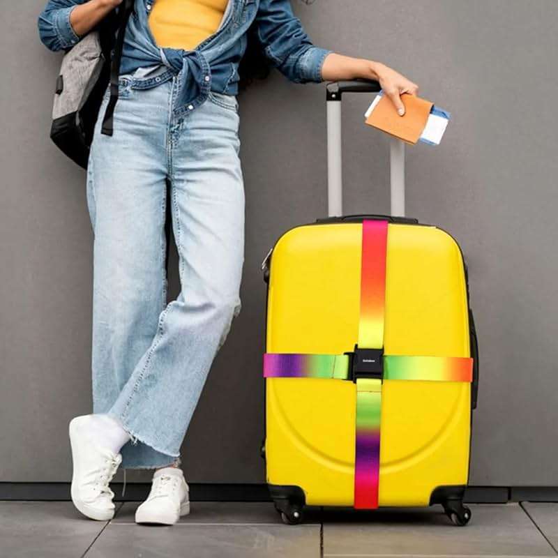 Gutsdoor Colorful 2 Pack Luggage Straps for Suitcases Travel Belt Connector Holds Suitcase Add a Bag Premium Accessories Unique Adjustable Strap - Image 8
