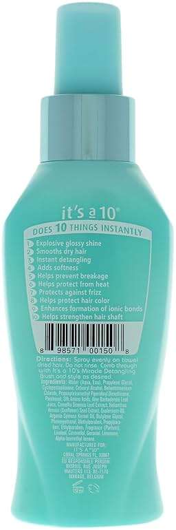 It's a 10 Miracle Blow Dry Glossing Leave-In 4 Oz - Image 2