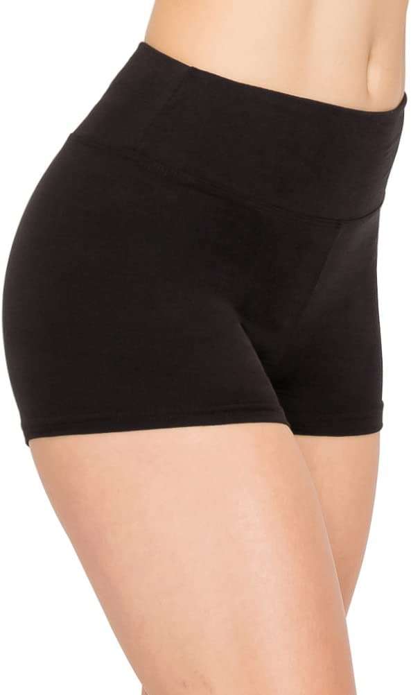 ALWAYS Yoga Shorts for Women – High Waisted Workout Biker Shorts for Yoga, Running & Under Dress Anti-Chafing Comfort - Image 1