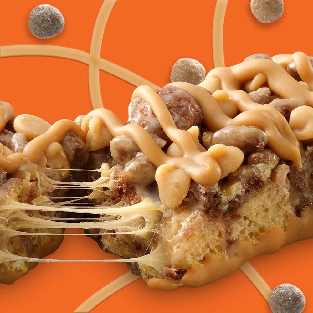 Reese's Puffs Breakfast Cereal Treat Bars, Peanut Butter & Cocoa, 8 ct (Pack of 6) - Image 2