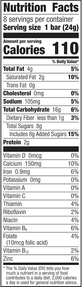Reese's Puffs Breakfast Cereal Treat Bars, Peanut Butter & Cocoa, 8 ct (Pack of 6) - Image 8