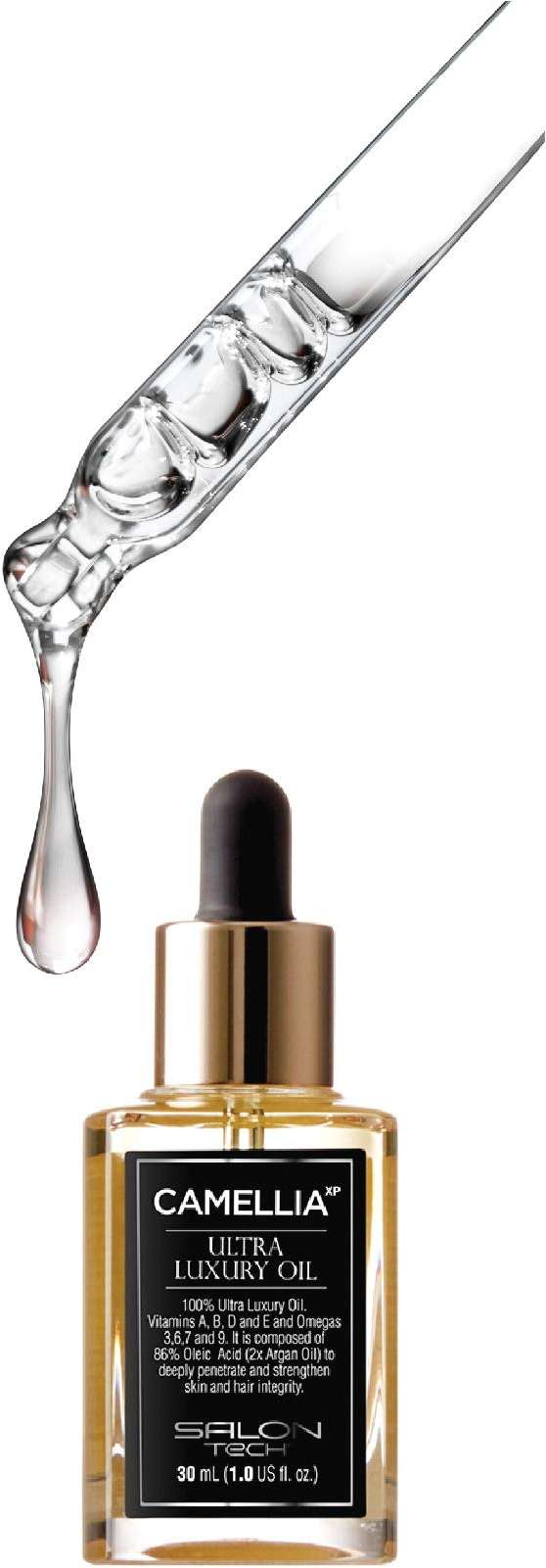 SALON TECH Camellia xp -100% Ultra Luxury Oil with Camellia Japonica Seed Oil, Menthol |30ml - Image 2