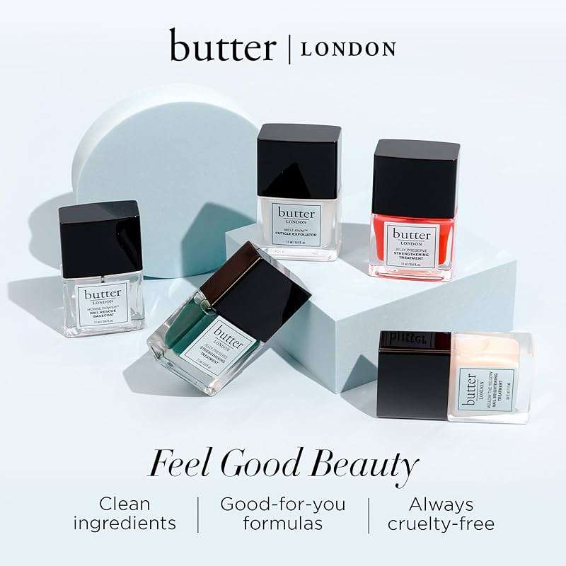 butter LONDON Pre-Soaked Nail Polish Remover Pads, Nail Scrubbers - 2-in-1 Prep & Lacquer Remover Nail Wipes - Gel Fingernail Polish Remover - Cruelty-Free, Paraben-Free, & Gluten-Free - Image 6