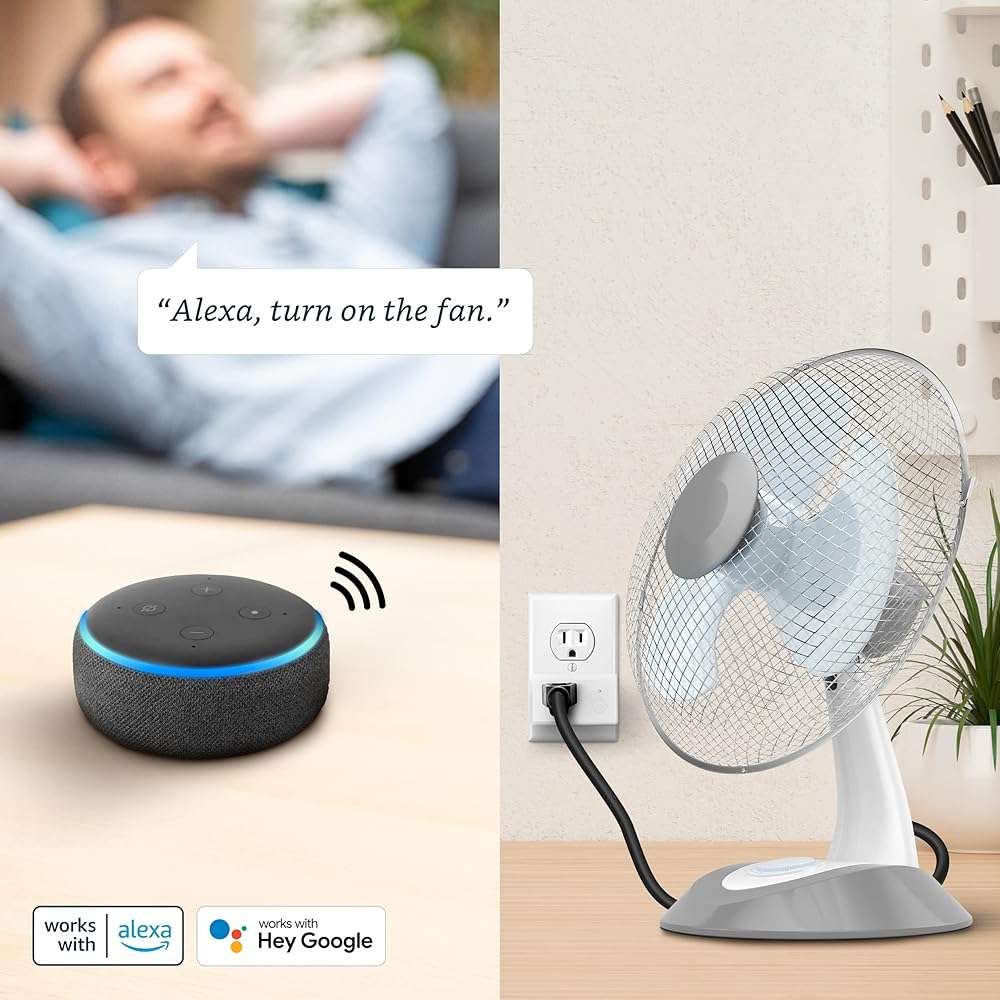 Feit Electric Smart Wi-Fi Plug, Works with Alexa and Google Home, No hub Required, 2.4 Ghz Network Only, Remote Control from Anywhere 15 Amp, Indoor Outlet for Home Appliances - Image 5