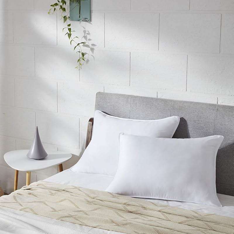 Seward Park Bed Pillow Standard Size Set of 2, Shams Insert 20 x 26 inch, Down Alternative Cooling Pillows for Stomach, Side or Back Sleeper - Image 6