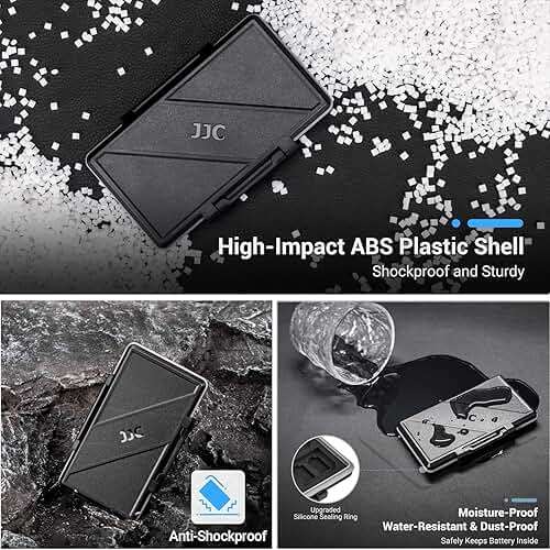 36 Slots Memory Card Case Water-Resistant Anti-Shock Memory Card Wallet for 24 Micro SD SDXC SDHC TF Cards and 12 SD SDXC SDHC Cards | Compact Micro SD Card Holder Wallet for 24 Micro SD SDXC SDHC TF Cards and 12 SD SDXC SDHC Cards, Ergonomic Locking Systerm - Image 4