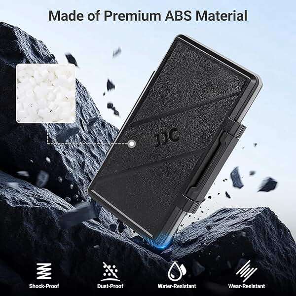 36 Slots Memory Card Case Water-Resistant Anti-Shock Memory Card Wallet for 24 Micro SD SDXC SDHC TF Cards and 12 SD SDXC SDHC Cards | Compact Micro SD Card Holder Wallet for 24 Micro SD SDXC SDHC TF Cards and 12 SD SDXC SDHC Cards, Ergonomic Locking Systerm - Image 9