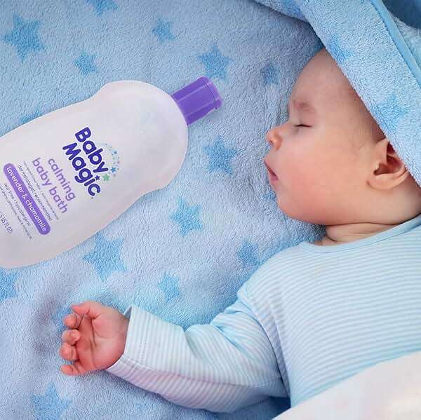 Baby Magic Calming Baby Bath, Lavender & Chamomile Scent, Specially Formulated for Baby's Delicate Skin, Made with Calendula, Tear Free, Hypoallergenic, Dermatologist Recommended, 9 Fl Oz - Image 9