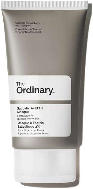 The Ordinary Salicylic Acid 2% Masque, Clarifying Charcoal & Clay Mask for Blemish-Prone Skin, 1.7 Fl Oz - Image 1