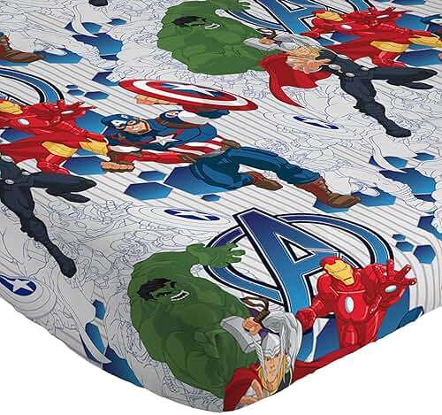 Marvel Avengers Kids Comforter Set, 5 Piece Full Size Bed in a Bag, Reversible, Captain America, Iron Man, Hulk, Thor - Super Soft Fade Resistant Machine Washable Microfiber (Official Marvel Product) - Image 11