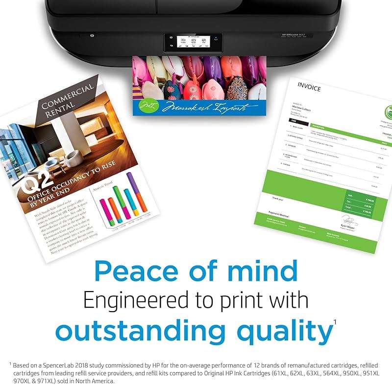 HP Original 910 Cyan, Magenta, Yellow / 910XL Black Ink Cartridges (4-Pack) | Works OfficeJet 8010, 8020 Series OfficeJet Pro 8020, 8030 Series | Eligible for Instant Ink | 3JB41AN - Image 7